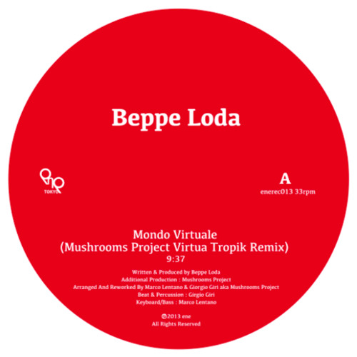 Enerec013 A1 BEPPE LODA Mondo Virtuale MUSHROOMS PROJECT Virtua Tropik Remix 9:37