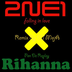 2ne1 Falling In Love Rihanna Pon de Replay remix