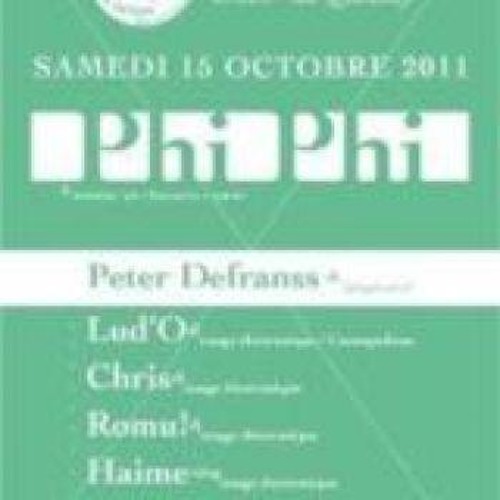 Dj Phi-Phi @ Cactus Bar(Le Quesnoy) 15-10-2011