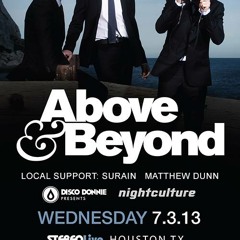 Matthew Dunn live @ Above and Beyond 7-3-2013