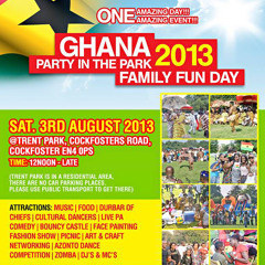 OFFICIAL MIX CD FOR GHANA PARTY IN THE PARK BY DJ NORE