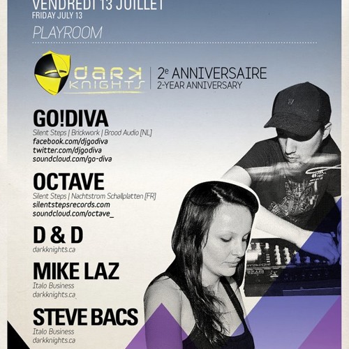 GO!DIVA @ Dark Knights, Circus Afterhours, Montreal, 12-07-2012