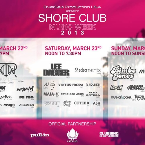live from Miami 2013 at SHORE club - Progressive House