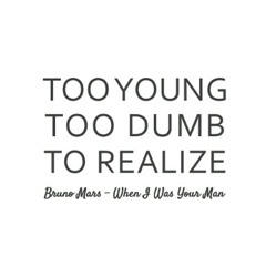 Brono Mars - When I Was Your Man (female Cover)