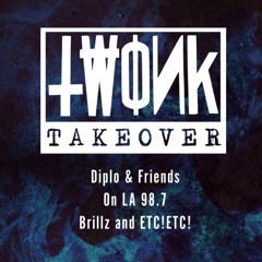 Diplo & Friends TWONK Takeover on 98.7FM By ETC!ETC! & Brillz