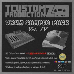 TCustomz Productionz Drum Sample Pack Vol. 4 (DEMO | www.TCustomz.com)