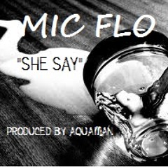 MIC FLO- SHE SAY (PRODUCED BY AQUAMAN)