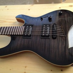 Mayones Setius 6 with Logic Pro X Drummer going off