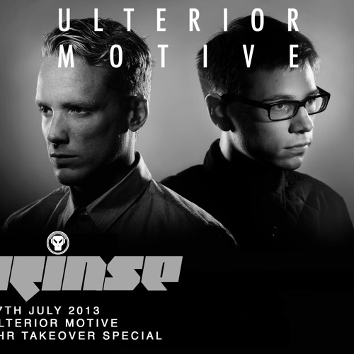 Ulterior Motive and LX One - The Metalheadz show on Rinse FM 17.07.13