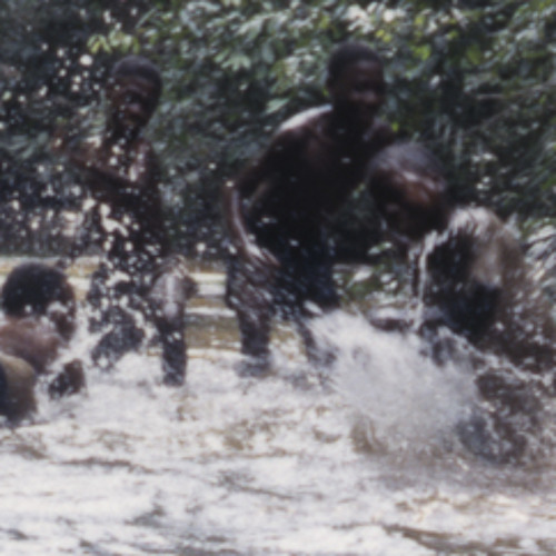 Water drumming by Bayaka women and youths, Republic of Congo, 1994 [1997 21 2 134 B 19]
