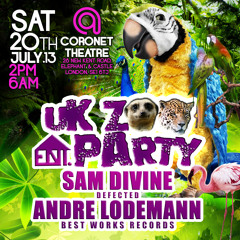 Lee 'B3' Edwards Live @ #UKZooParty - Coronet Theatre - 20/7/13