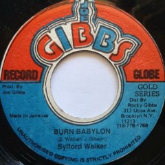 Sylford Walker -Burn Babylon