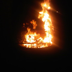 Bonfire at James' - "Murderer" improv.