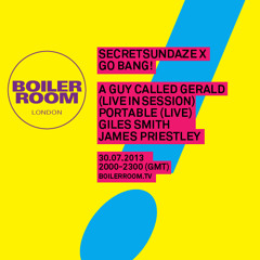 A Guy Called Gerald LIVE in the Boiler Room