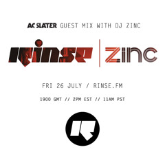 AC Slater - Guest DJ Mix on Rinse FM
