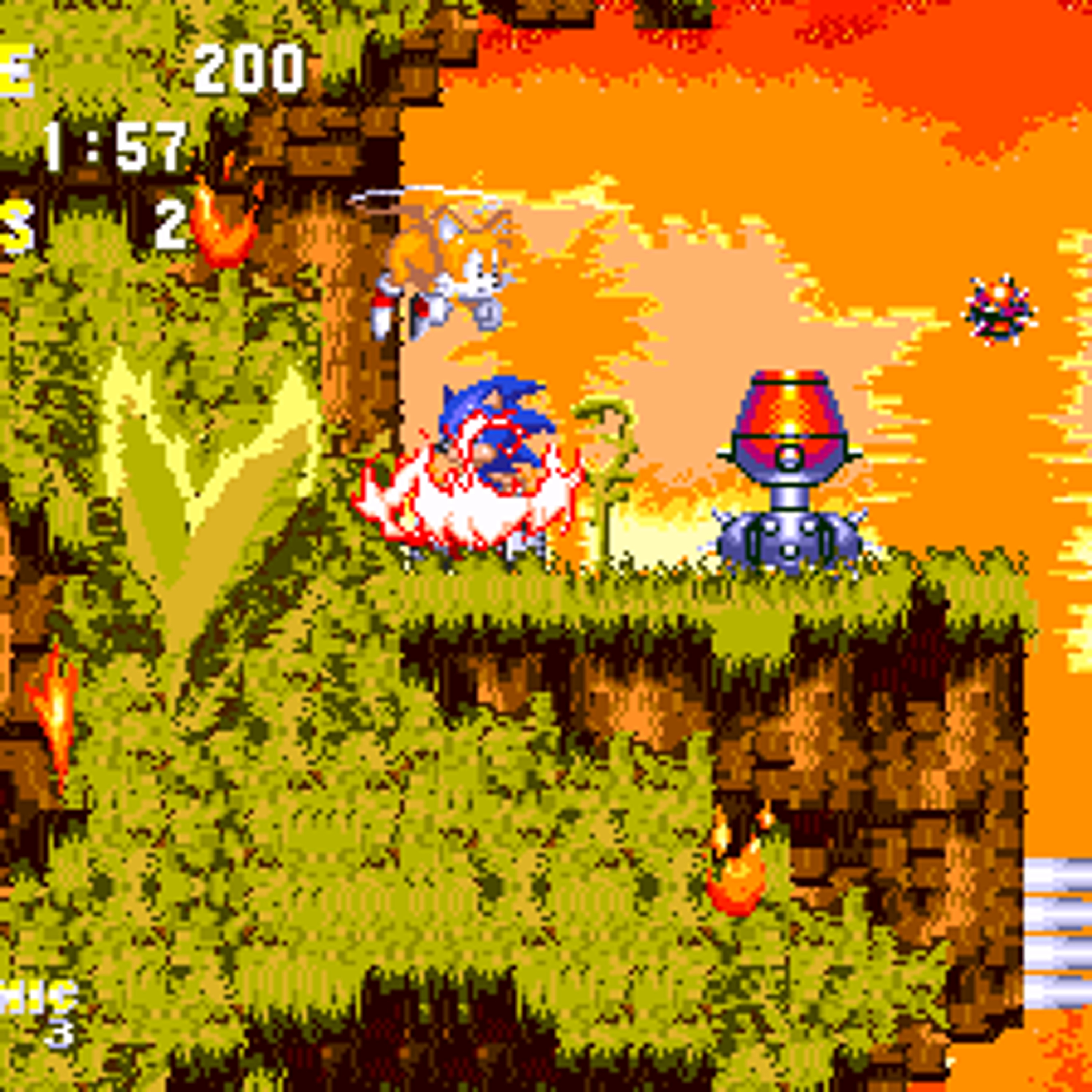Angel Island Zone Act 2 episode artwork