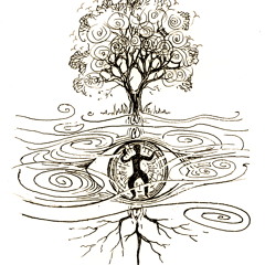 La luna en la corriente