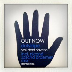 DotStripe - You Don't Have To (Niconé & Sascha Braemer Remix) - DTZ036