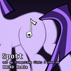 Spott - wot my trampstamp finks i shud do (HACKD Remix)