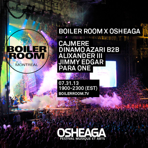 Stream Para One DJ Set Boiler Room x Osheaga Festival by Boiler Room