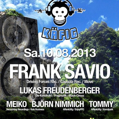 Nimmich Techno@Affenkäfig Kunstpark Cologne10.08.2013(der Letzte macht das Licht aus - Set) :D