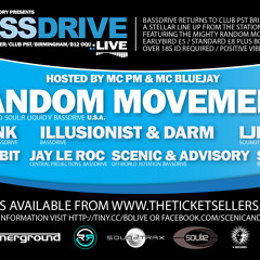 RANDOM MOVEMENT PROMO MIX For Bassdrive Live 21st September@PST