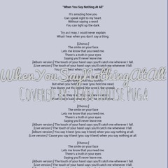 When You Say Nothing At All (Requested by: Ate Danie) (Incomplete Fail Cover)