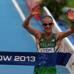 MOSCOW2013 Men's 50k Walk Rob Heffernan Commentary