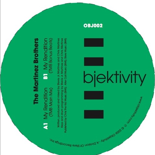 OBJ002-2 My Rendition (The Martinez Brothers Bonus Beats)