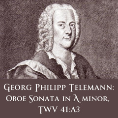 Telemann: Oboe Sonata in A minor, TWV 41:A3 - 1. Siciliana (2013.08.16)