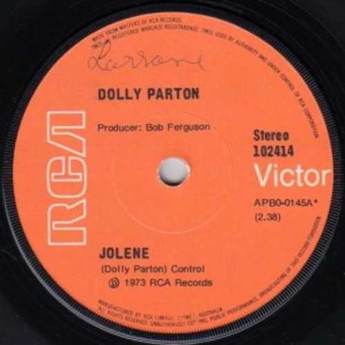 Jolene 33RPM without the pitch