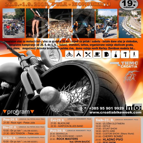Stream Croatia Bike Week 2013 by Twin Horn MC Croatia | Listen online for  free on SoundCloud