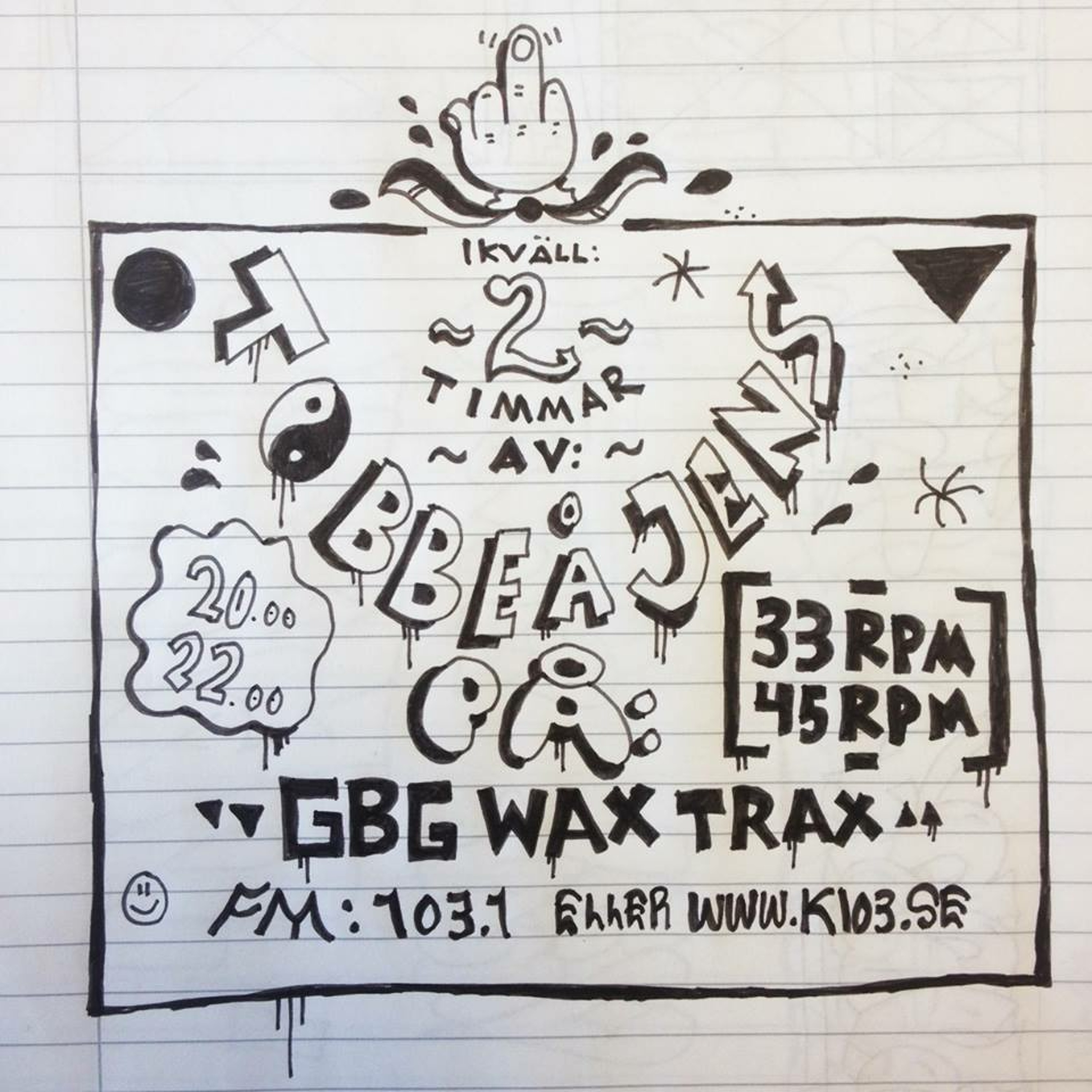 GBG Wax Trax #21 130821 med Jens & Thobias episode artwork
