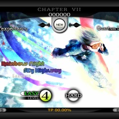 VII 07 Rainbow night sky highw