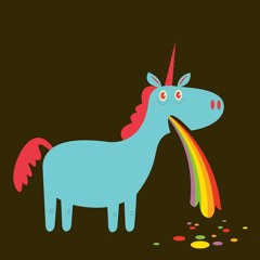 Unicorns Tossing Rainbows