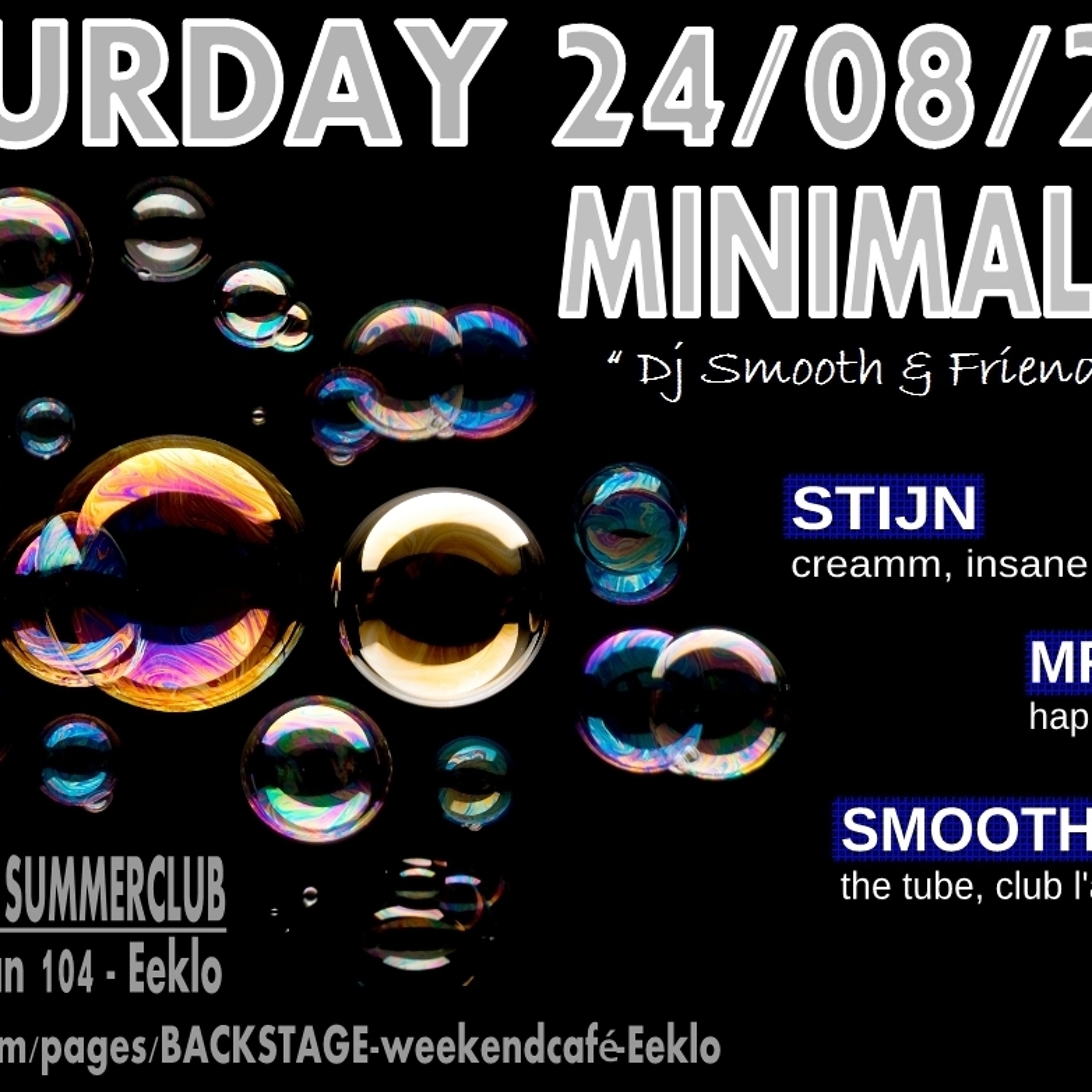 24/08/13 - Dj Smooth & Friends B-Flash @ Backstage Cafe **FREE DL** episode artwork