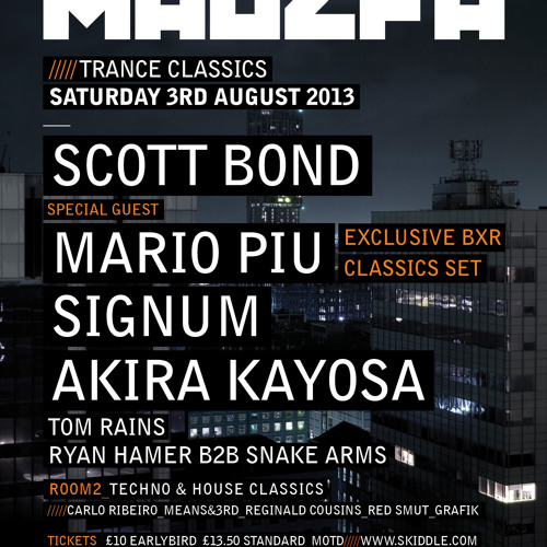 Mario Piu BXR Classics set Live at Majefa