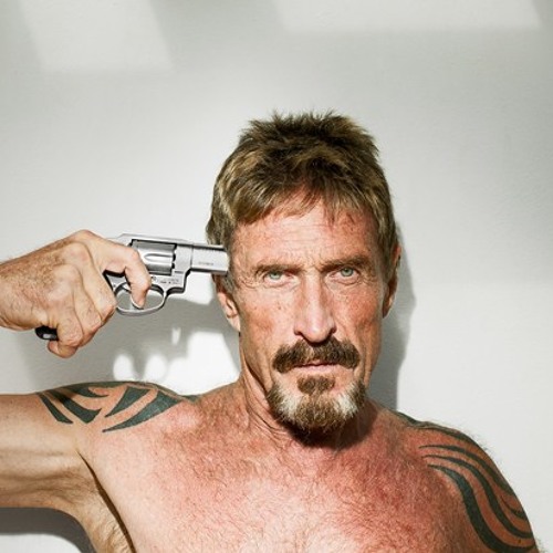 Aaron with John McAfee