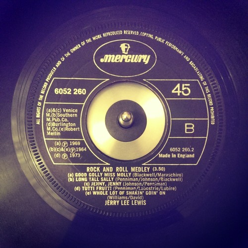 Jerry Lee Lewis - Rock And Roll Medley (MERCURY 6052 260.2)