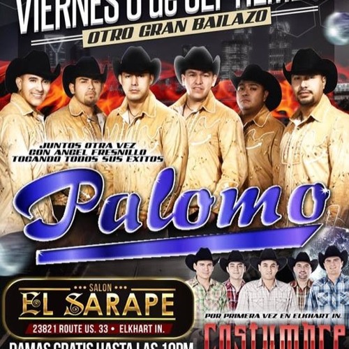 EL SARAPE viernes 6 de sep GRUPO PALOMO BY The Mixxer Estudio