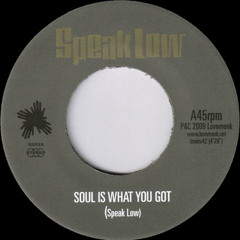 Speak Low - Soul Is What You Got