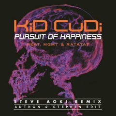 Kid Cudi (ft. MGMT, Ratatat & Steve Aoki) - Pursuit of happiness (A&S EDIT)