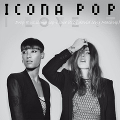 Drop It vs.icona pop-i love it(Dj david levy MashUp)