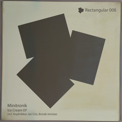 Minitronik-Ice Cream (Kopfnikker Remix)snippet 30.09.13 on rectangular label