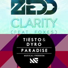 Paradise - Tiesto & Dyro VS Clarity - Zedd (DJ M3ND3Z MASHUP)