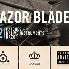 RAZOR BLADES DEMO- 62 Custom Patches for N.I. Razor