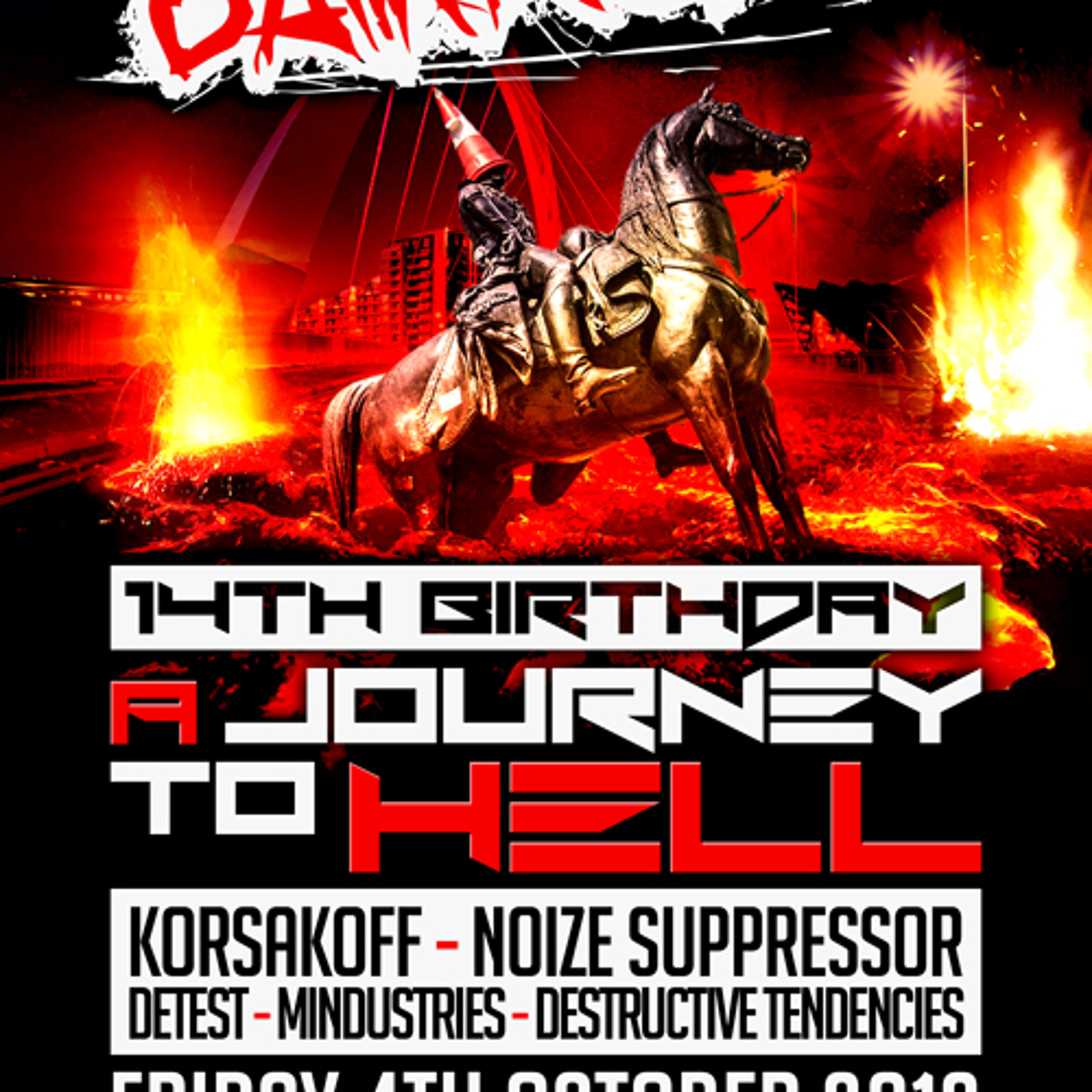Twisted's Darkside Podcast 146 - Destructive Tendencies - Darkside: A Journey To Hell Warm Up #2