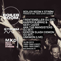 Kasper Bjørke & Sexy Lazer AKA The Mansisters 60 min Boiler Room x Strøm Festival mix