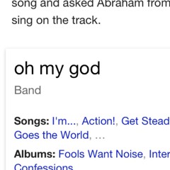 oh my GODDDDD (annoyed/betrayed)