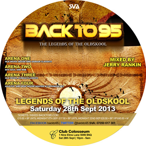 Jerry Rankin In Da mix For Your Listening Pleasure - THIS IS "BACKTO95" - Promo Cd !!